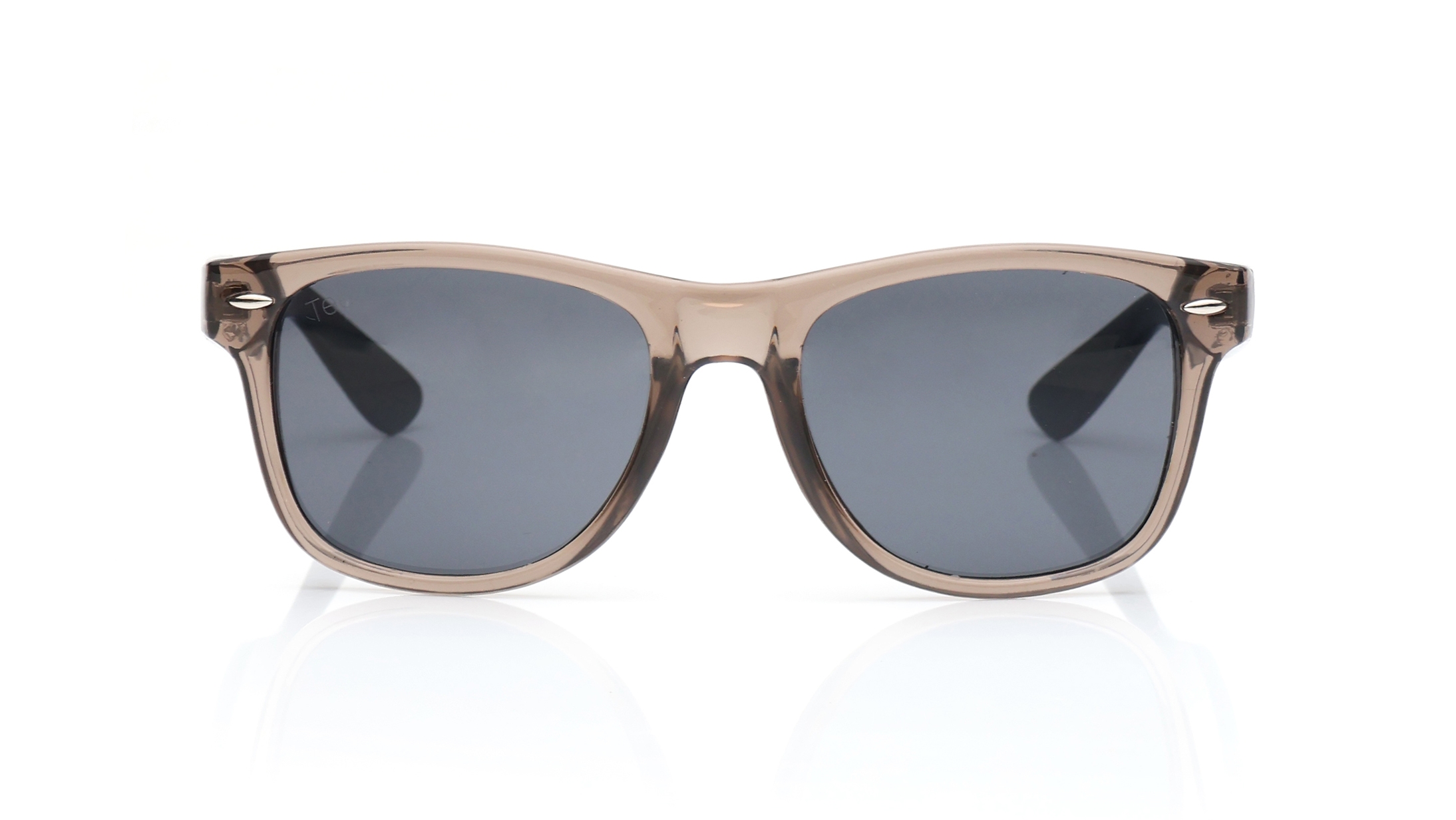 Image 1 of Grey Wayfarer Sunglasses for Men and Women from Tees By Fastrack Available at Titan Eye+