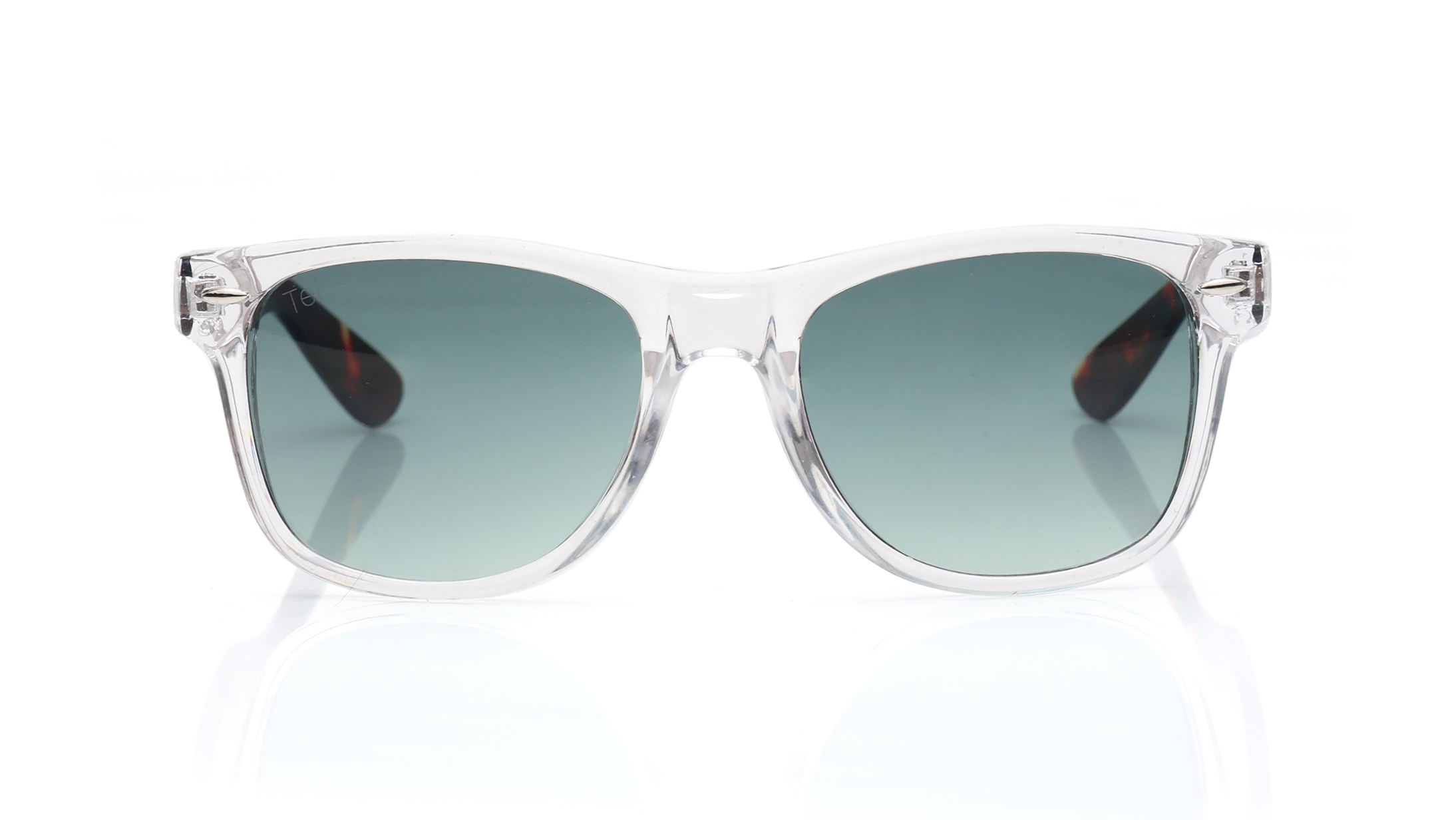 Image 1 of Green Wayfarer Sunglasses for Men and Women from Tees By Fastrack Available at Titan Eye+
