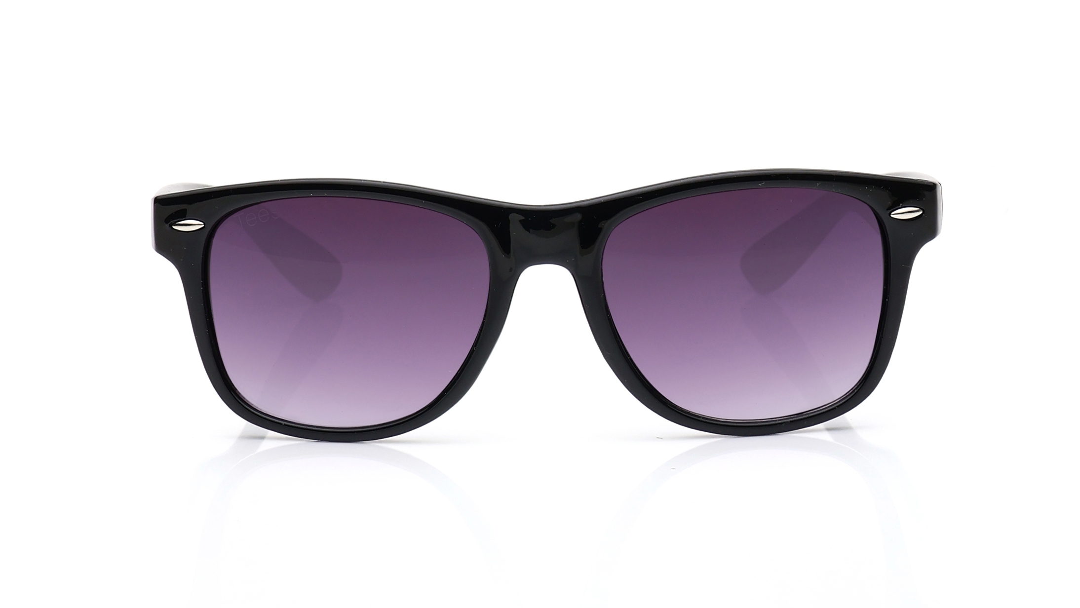 Image 1 of Purple Wayfarer Sunglasses for Men and Women from Tees By Fastrack Available at Titan Eye+
