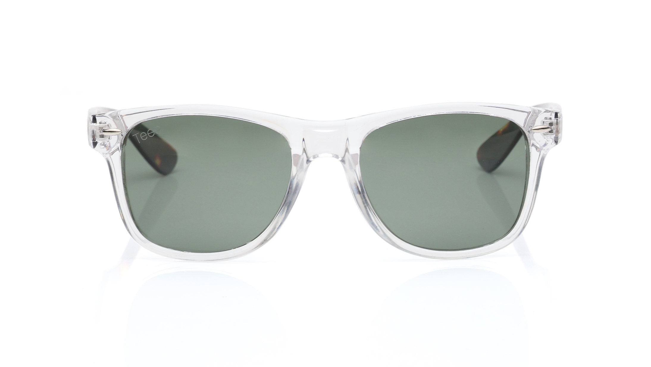 Image 1 of Green Wayfarer Polarized Sunglasses for Men and Women from Tees By Fastrack Available at Titan Eye+