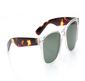 Image 2 of Green Wayfarer Polarized Sunglasses for Men and Women from Tees By Fastrack Available at Titan Eye+