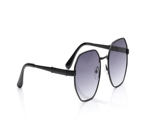 Image 2 of Grey Hexagon Sunglasses for Men and Women from Tees By Fastrack Available at Titan Eye+