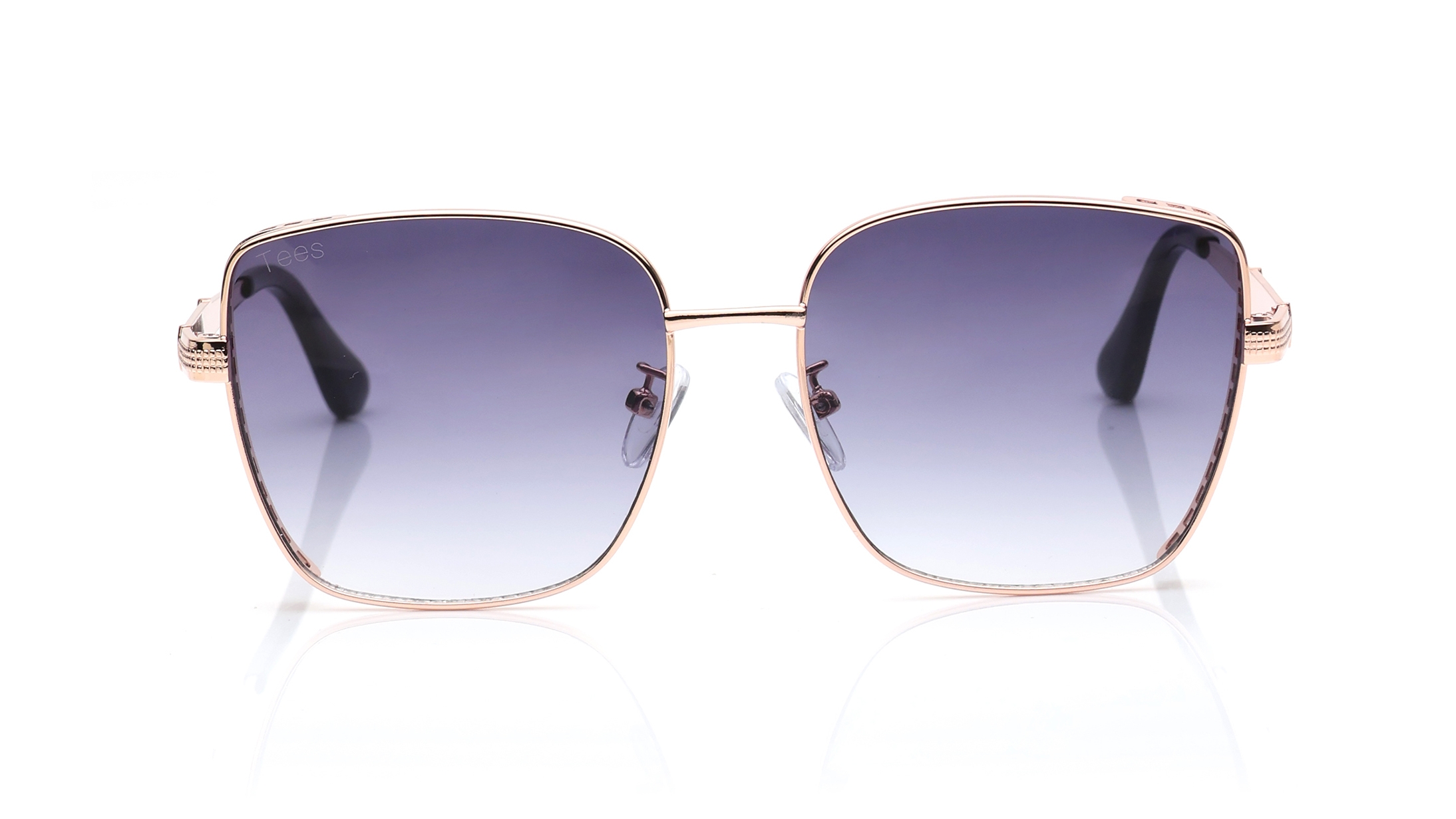 Image 1 of Purple Square Sunglasses for Men and Women from Tees By Fastrack Available at Titan Eye+