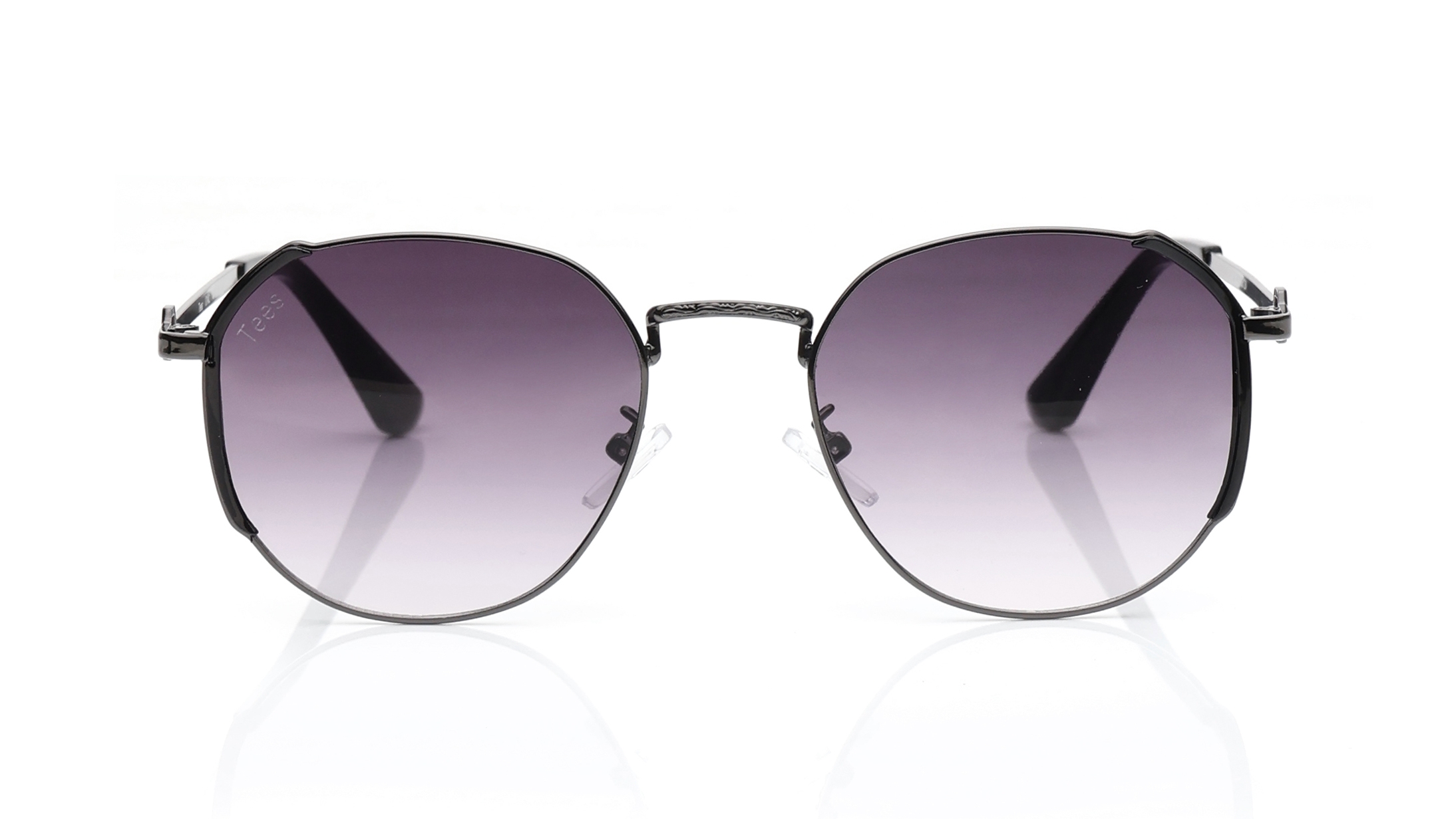 Image 1 of Purple Geometric Sunglasses for Women from Tees By Fastrack Available at Titan Eye+