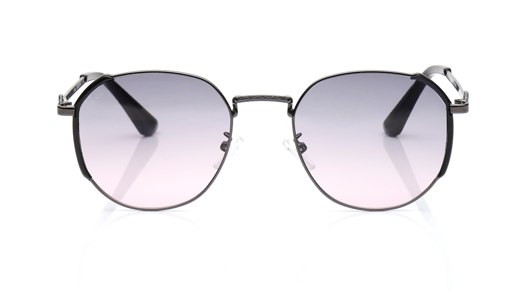 Image 1 of Purple Round Sunglasses for Women from Tees By Fastrack Available at Titan Eye+