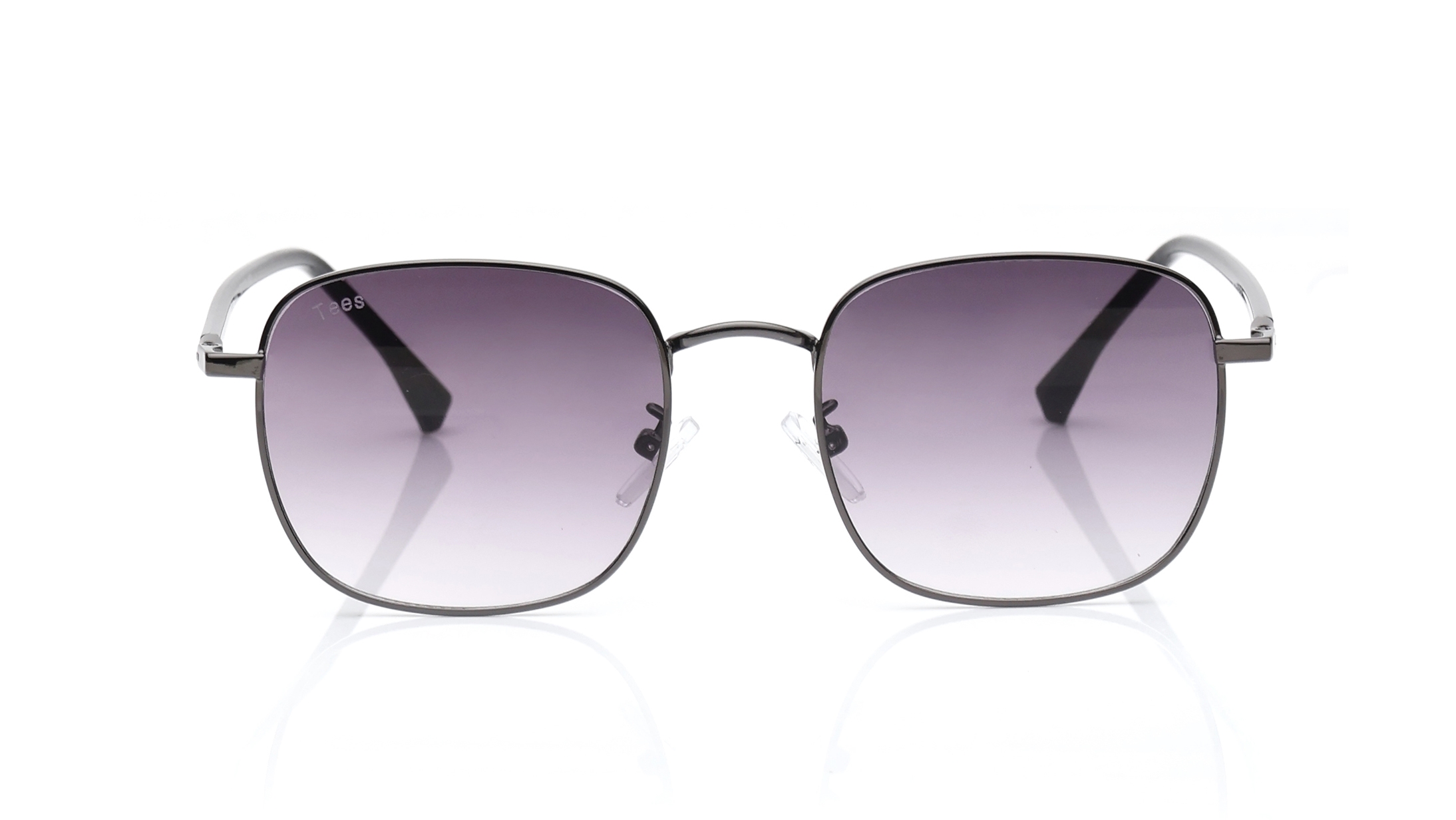 Image 1 of Grey Rectangle Sunglasses for Men and Women from Tees By Fastrack Available at Titan Eye+