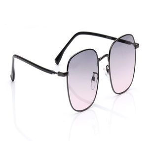 Image 2 of Purple Square Sunglasses for Men and Women from Tees By Fastrack Available at Titan Eye+