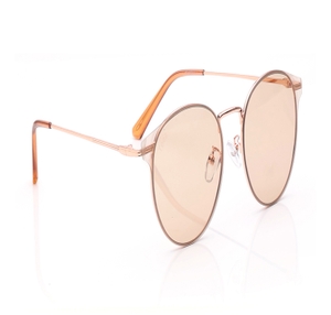 Image 2 of Brown Round Sunglasses for Men and Women from Tees By Fastrack Available at Titan Eye+