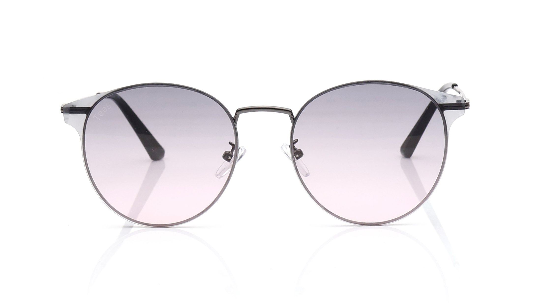 Image 1 of Purple Round Sunglasses for Men and Women from Tees By Fastrack Available at Titan Eye+