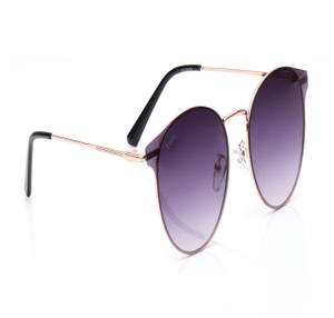 Image 2 of Purple Round Sunglasses for Men and Women from Tees By Fastrack Available at Titan Eye+
