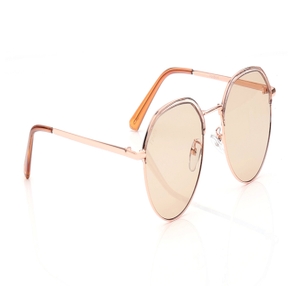 Image 2 of Brown Geometric Sunglasses for Men and Women from Tees By Fastrack Available at Titan Eye+