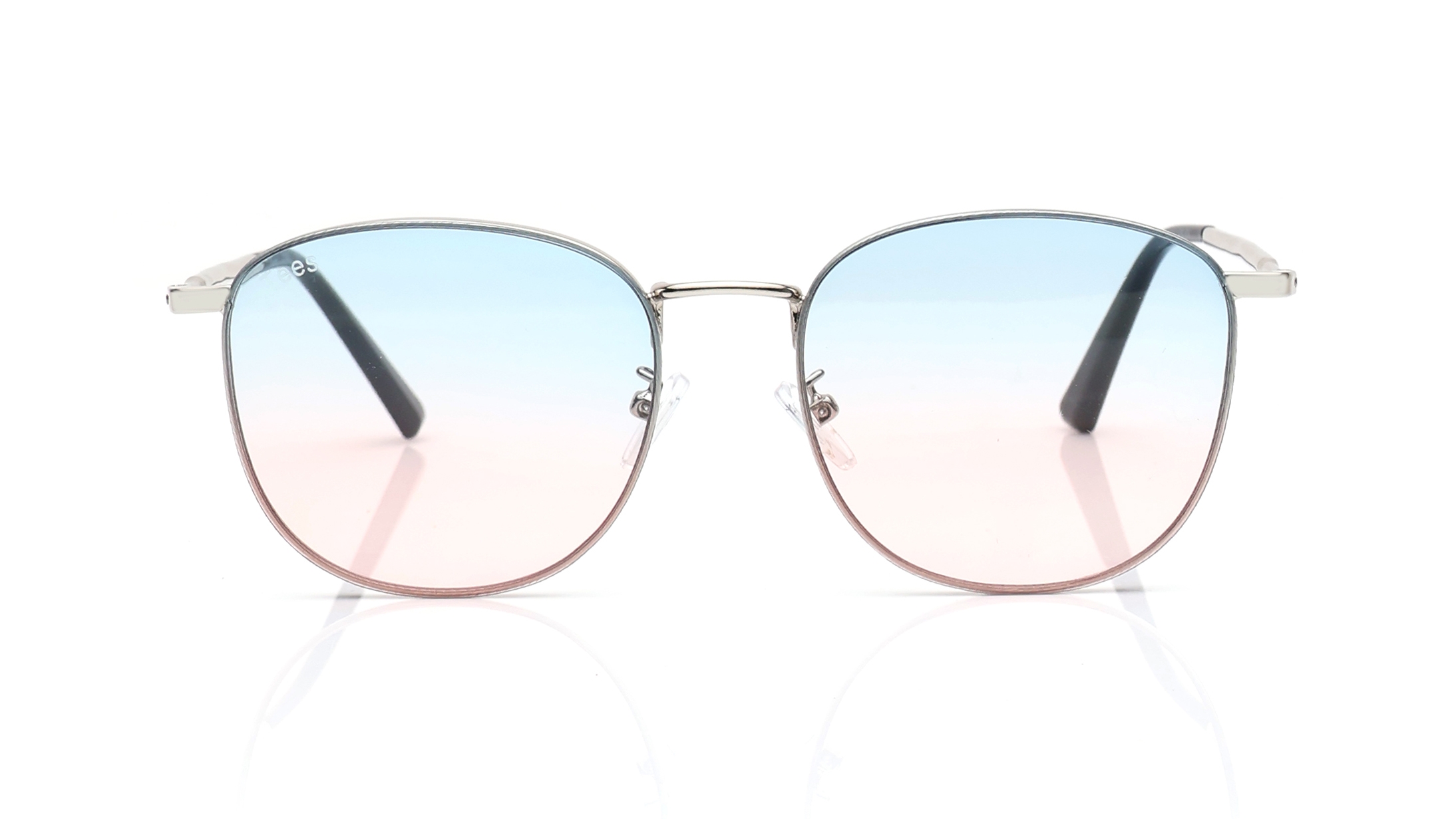 Image 1 of Blue and Pink Round Sunglasses for Men and Women from Tees By Fastrack Available at Titan Eye+