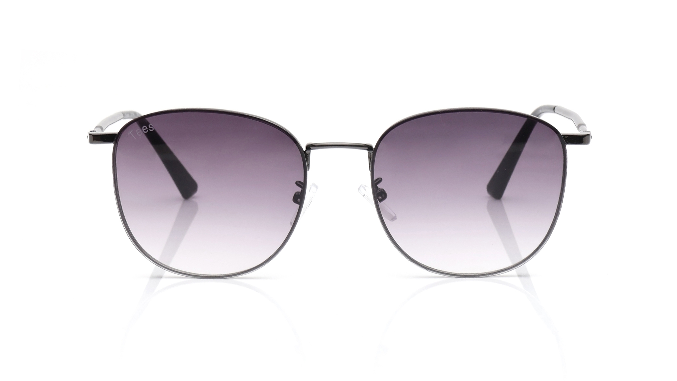 Image 1 of Grey Round Sunglasses for Men and Women from Tees By Fastrack Available at Titan Eye+