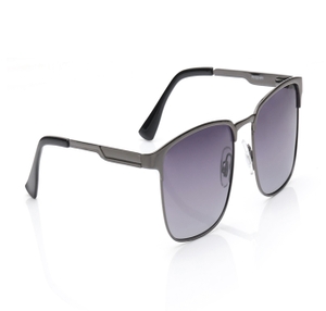 Image 2 of Grey Wayfarer Polarized Sunglasses for Men and Women from Tees By Fastrack Available at Titan Eye+