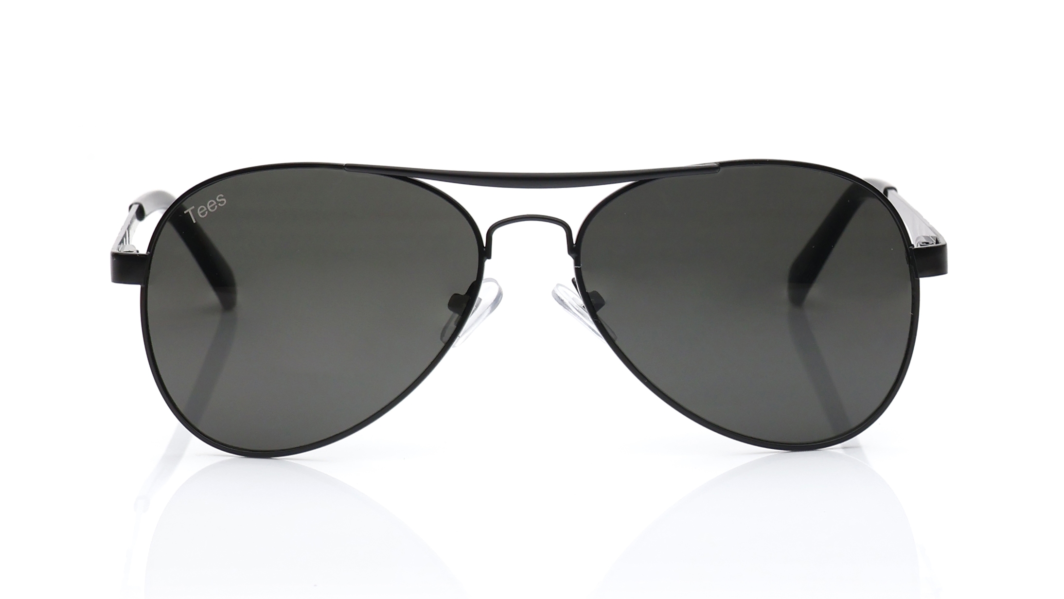 Image 1 of Grey Aviator Sunglasses for Men and Women from Tees By Fastrack Available at Titan Eye+