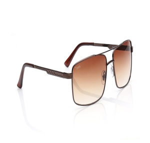 Image 2 of Brown Navigator Sunglasses for Men and Women from Tees By Fastrack Available at Titan Eye+
