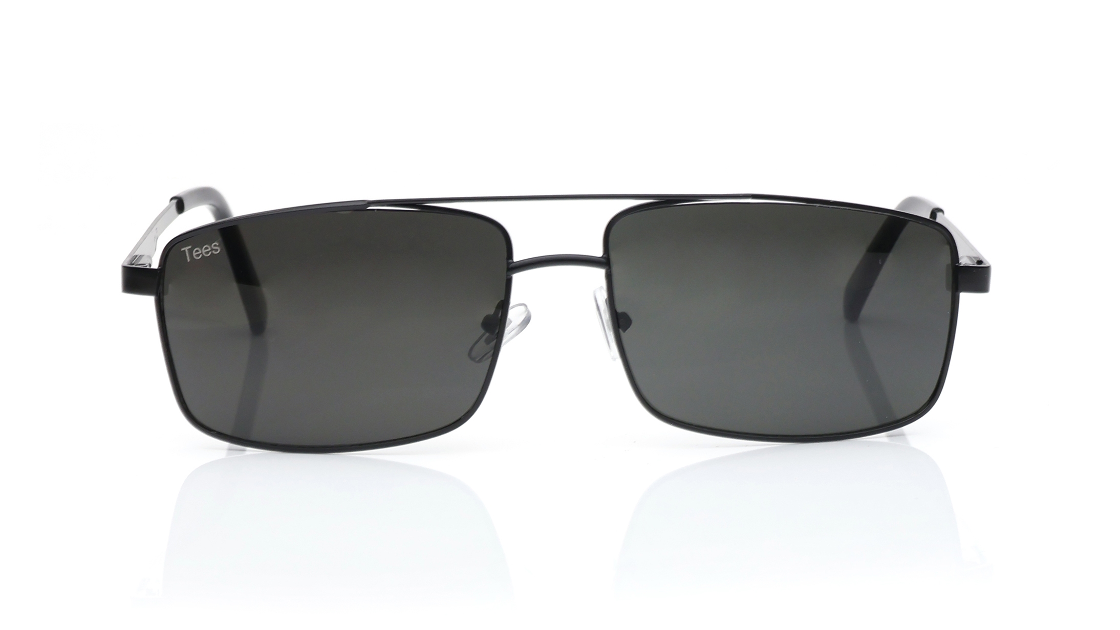 Image 1 of Grey Navigator Sunglasses for Men and Women from Tees By Fastrack Available at Titan Eye+