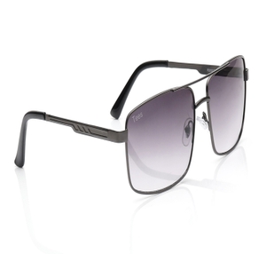 Image 2 of Grey Navigator Sunglasses for Men and Women from Tees By Fastrack Available at Titan Eye+