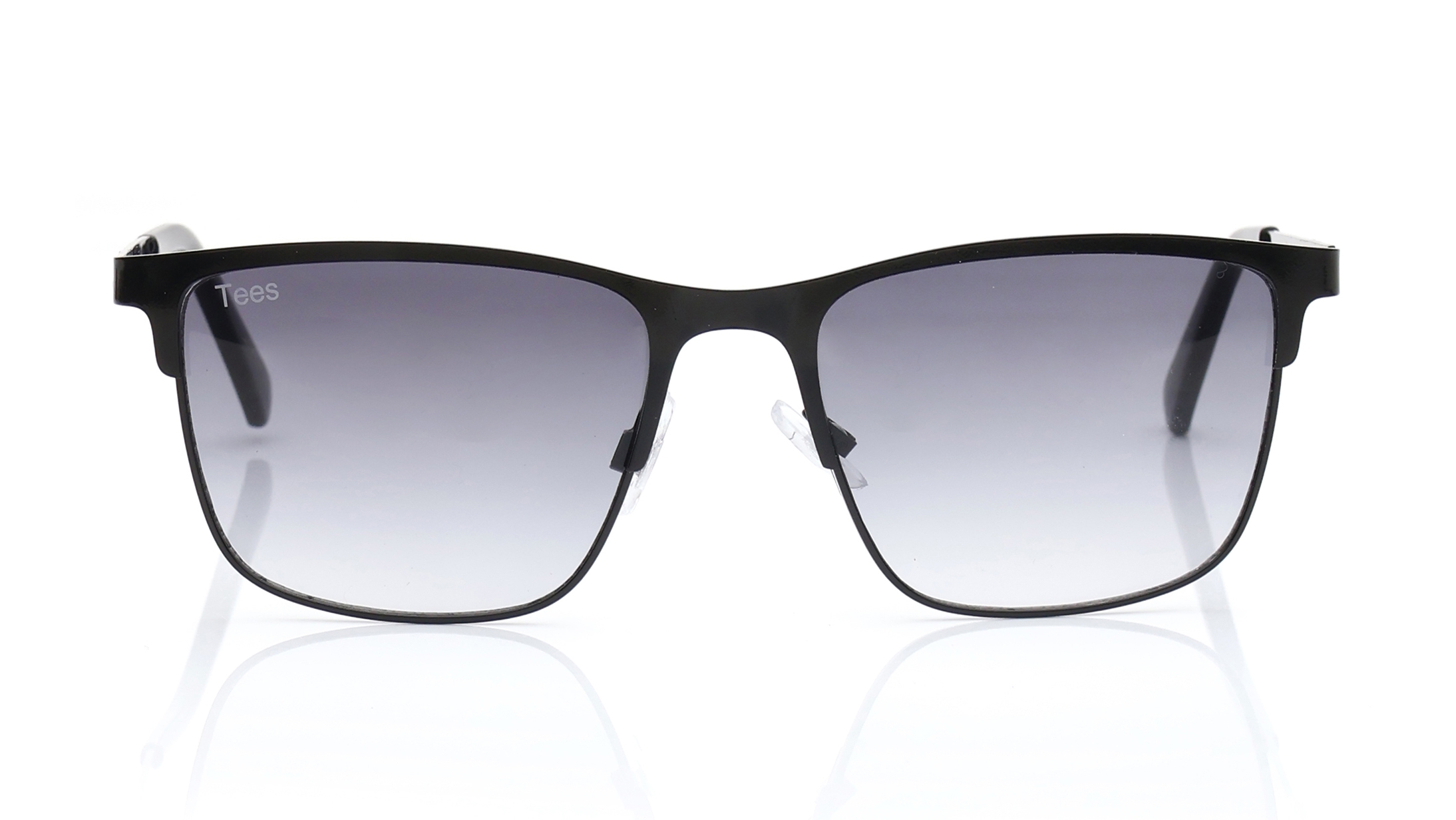 Image 1 of Grey Wayfarer Sunglasses for Men and Women from Tees By Fastrack Available at Titan Eye+
