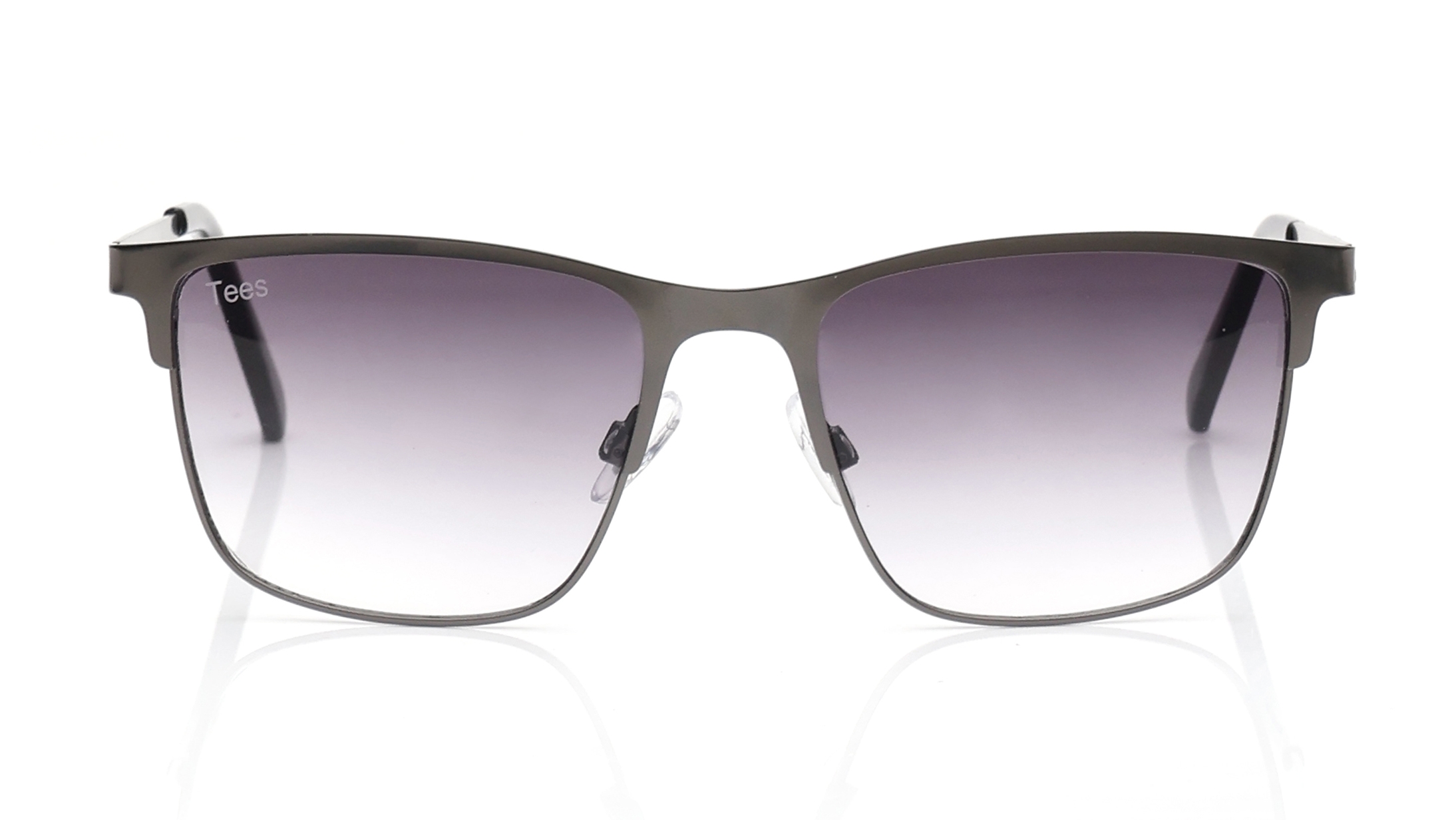 Image 1 of Grey Wayfarer Sunglasses for Men and Women from Tees By Fastrack Available at Titan Eye+