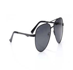 Image 2 of Black Aviator Polarized Sunglasses for Men and Women from Tees By Fastrack Available at Titan Eye+