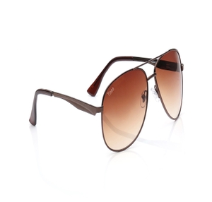 Image 2 of Brown Aviator Sunglasses for Men and Women from Tees By Fastrack Available at Titan Eye+