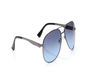 Image 2 of Blue Aviator Sunglasses for Men and Women from Tees By Fastrack Available at Titan Eye+