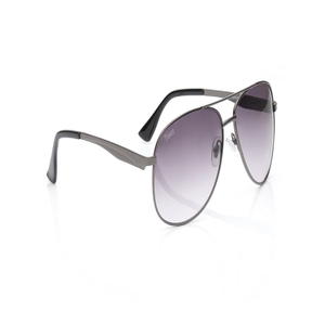 Image 2 of Grey Aviator Sunglasses for Men and Women from Tees By Fastrack Available at Titan Eye+