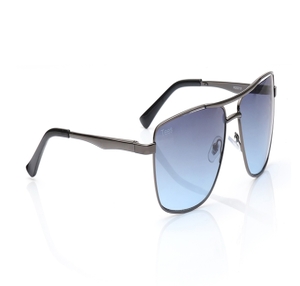 Image 2 of Blue Aviator Sunglasses for Men and Women from Tees By Fastrack Available at Titan Eye+