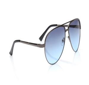 Image 2 of Blue Aviator Sunglasses for Men and Women from Tees By Fastrack Available at Titan Eye+