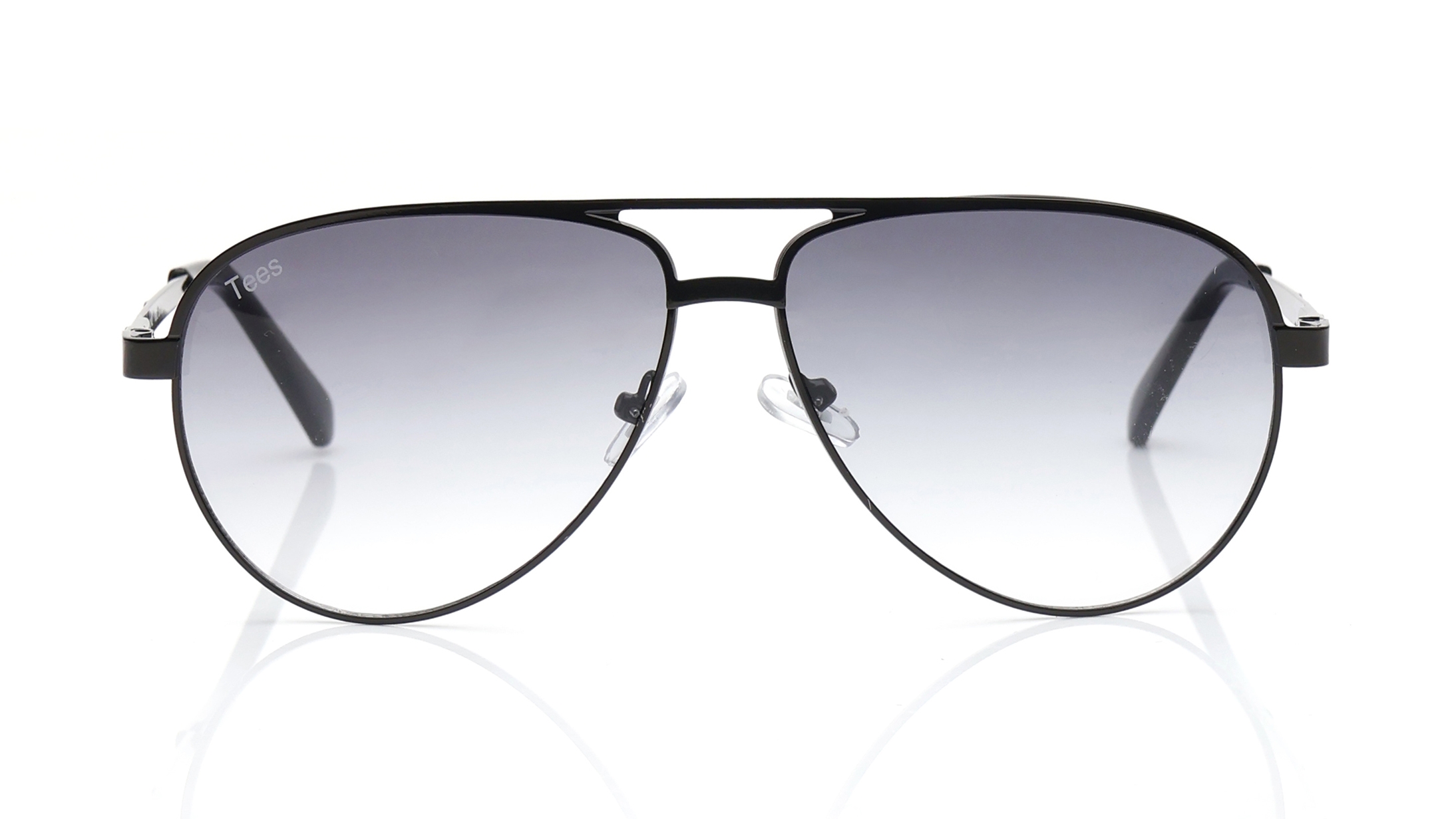 Image 1 of Grey Aviator Sunglasses for Men and Women from Tees By Fastrack Available at Titan Eye+