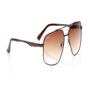 Image 2 of Brown Aviator Sunglasses for Men and Women from Tees By Fastrack Available at Titan Eye+