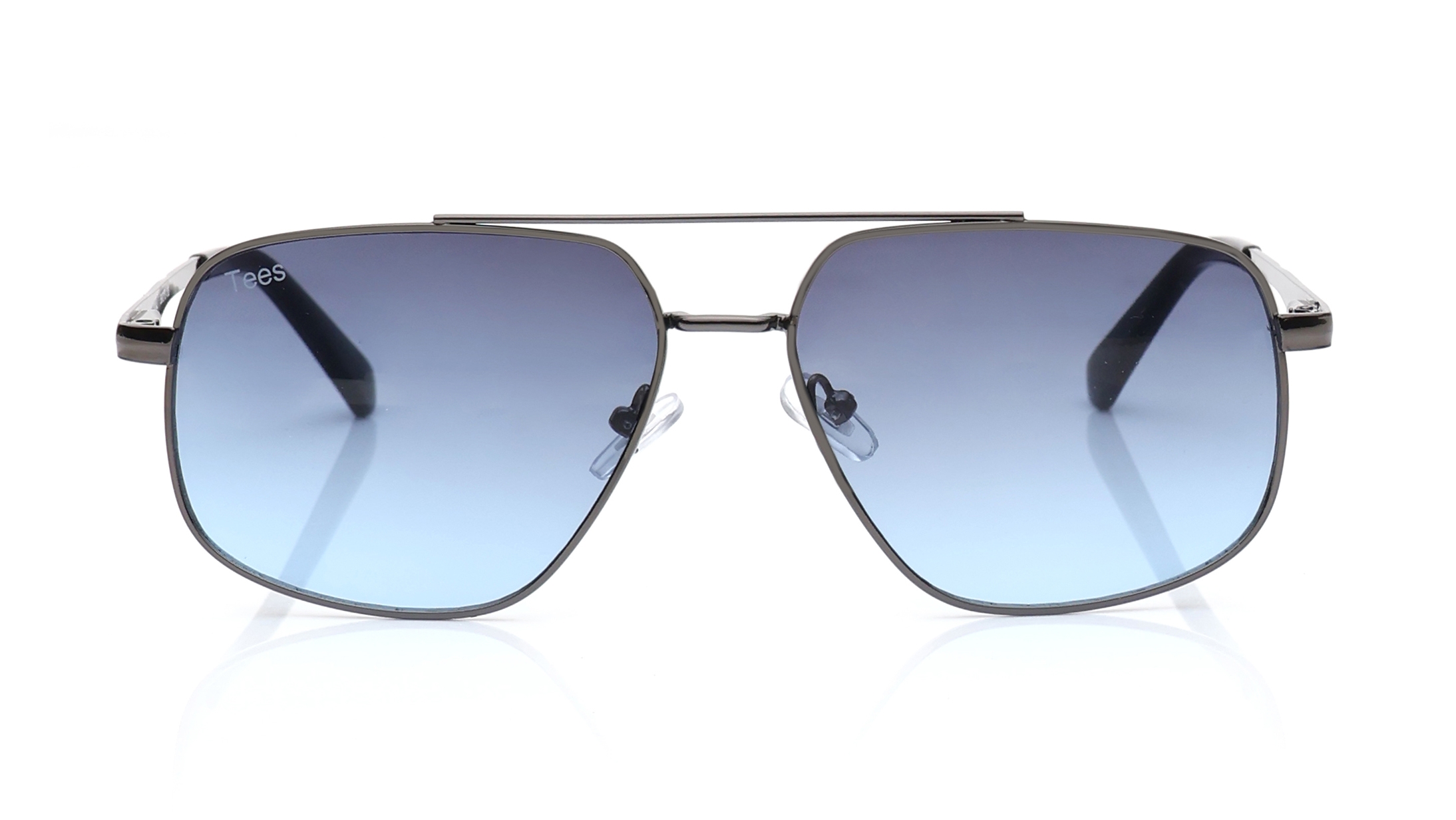 Image 1 of Blue Navigator Sunglasses for Men and Women from Tees By Fastrack Available at Titan Eye+