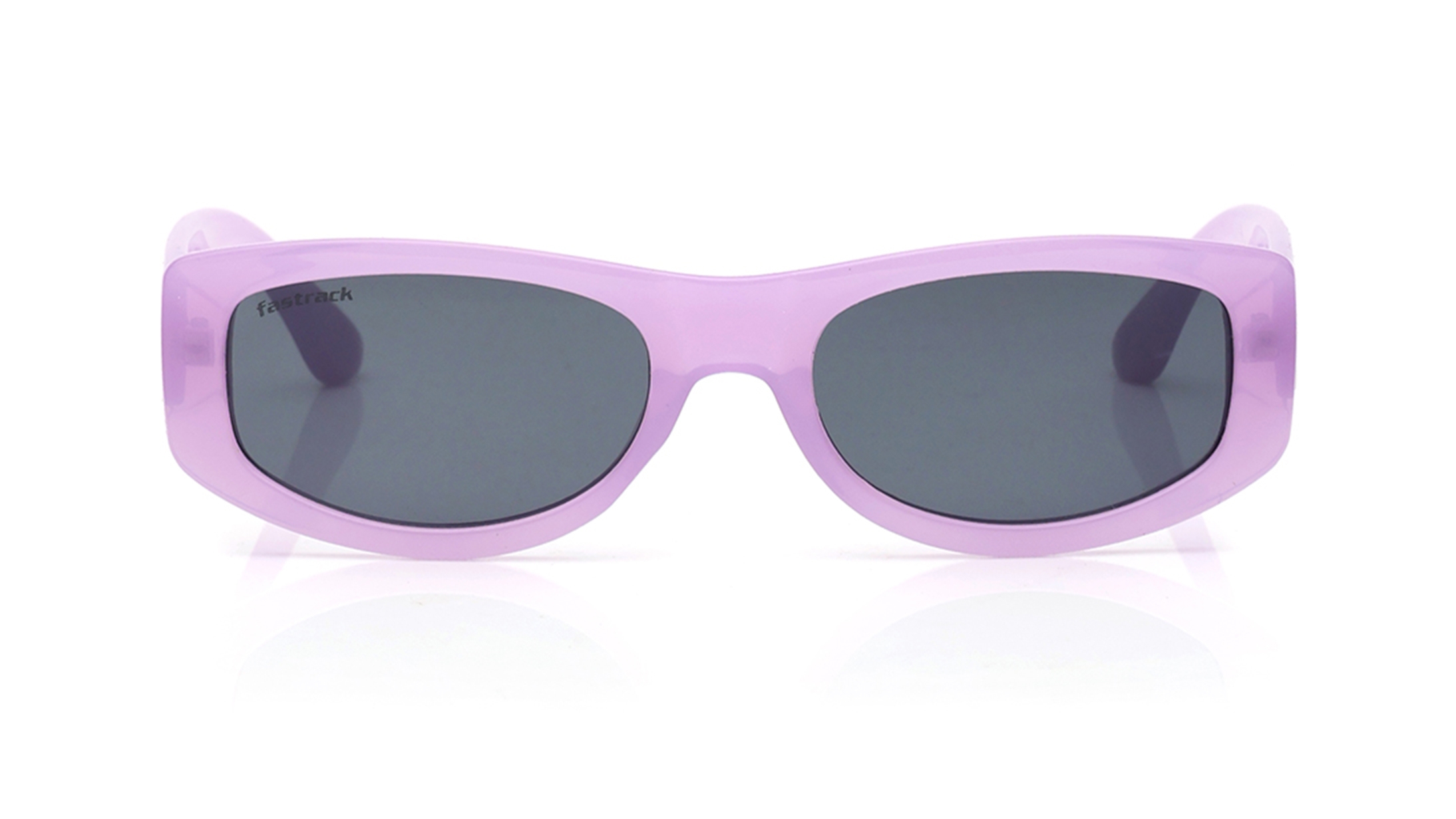 Image 1 of Black Rectangle Sunglasses for Women from Fastrack Available at Titan Eye+