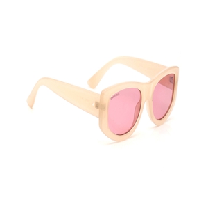 Image 2 of Pink Rectangle Sunglasses for Women from Fastrack Available at Titan Eye+