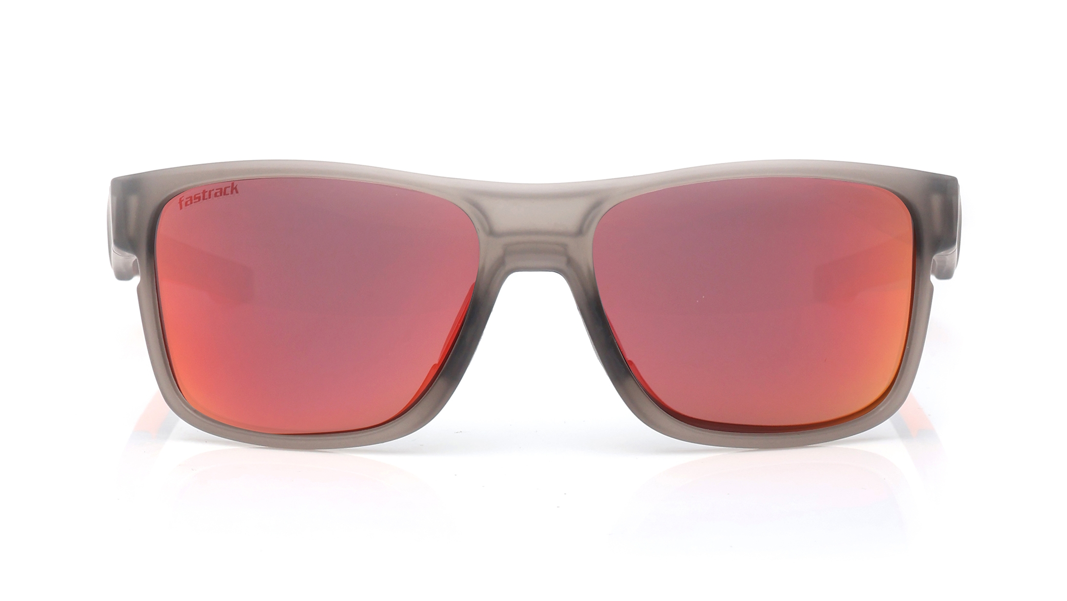 Image 1 of Red Wayfarer Polarized Sunglasses for Men from Fastrack Available at Titan Eye+