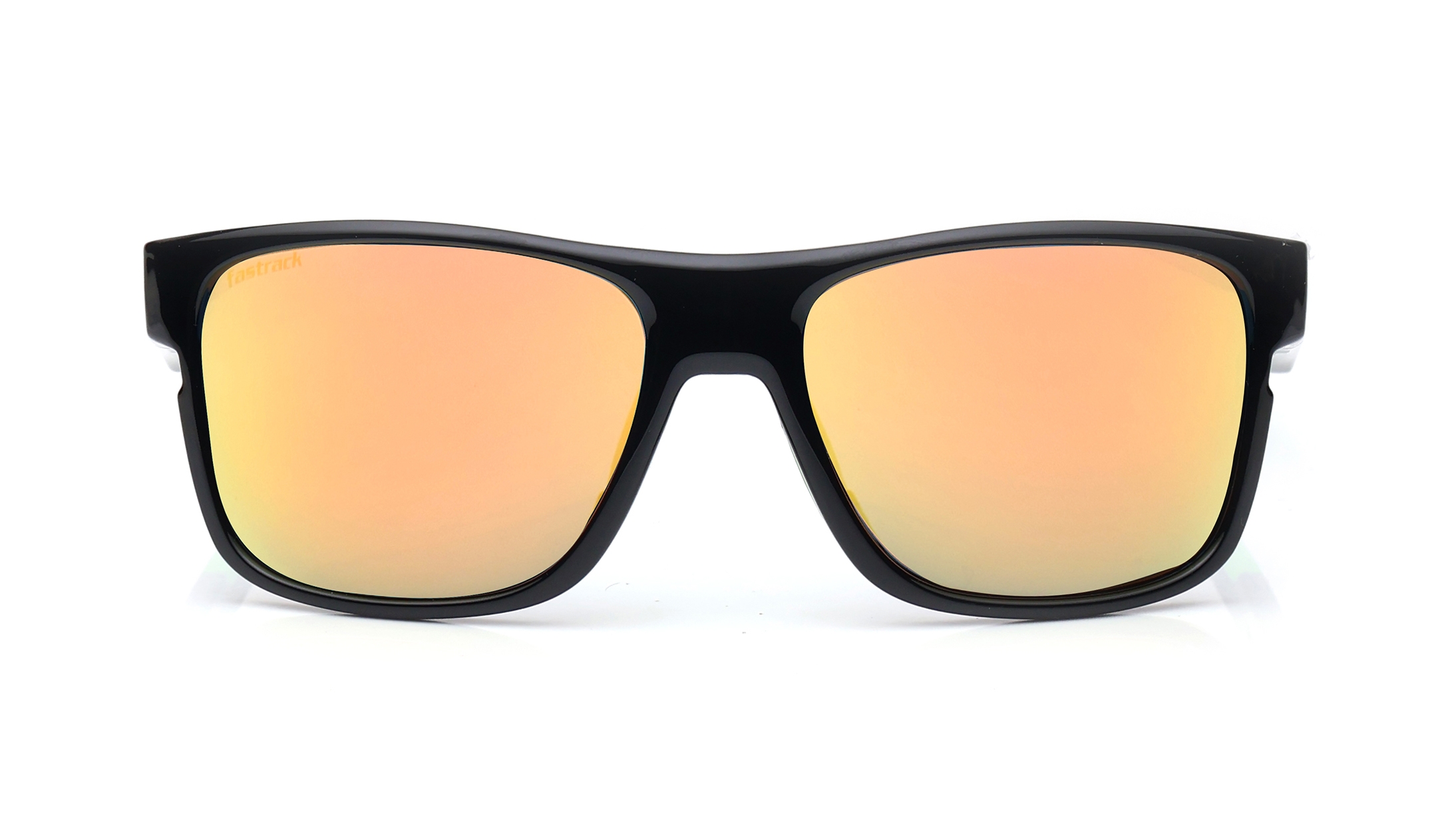 Image 1 of Gold Wayfarer Polarized Sunglasses for Men from Fastrack Available at Titan Eye+