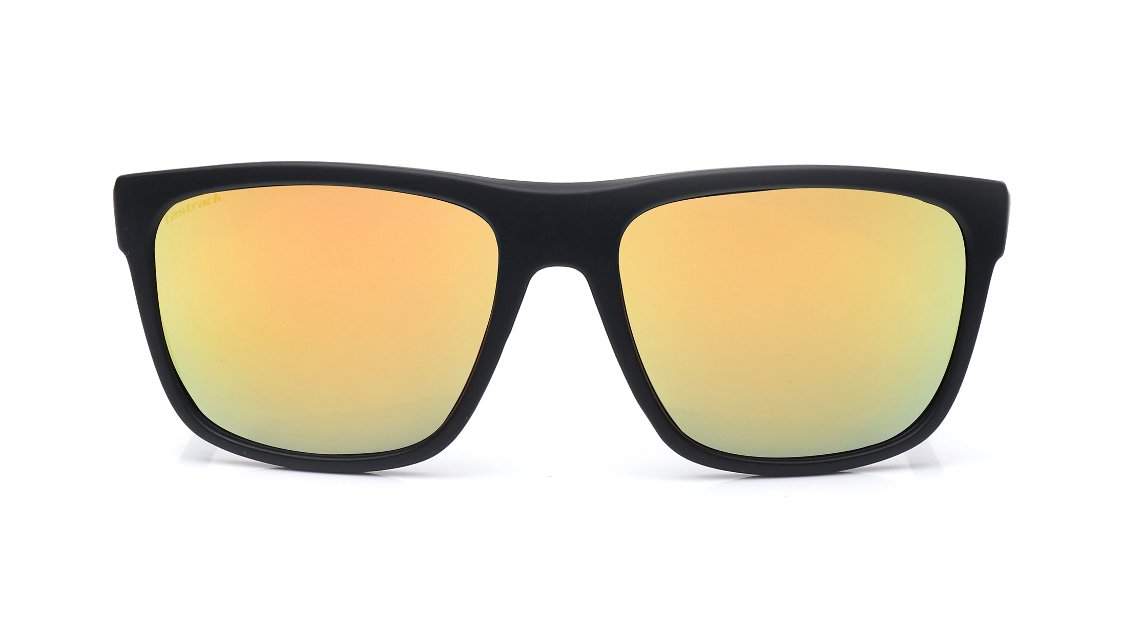 Image 1 of Gold Wayfarer Polarized Sunglasses for Men from Fastrack Available at Titan Eye+
