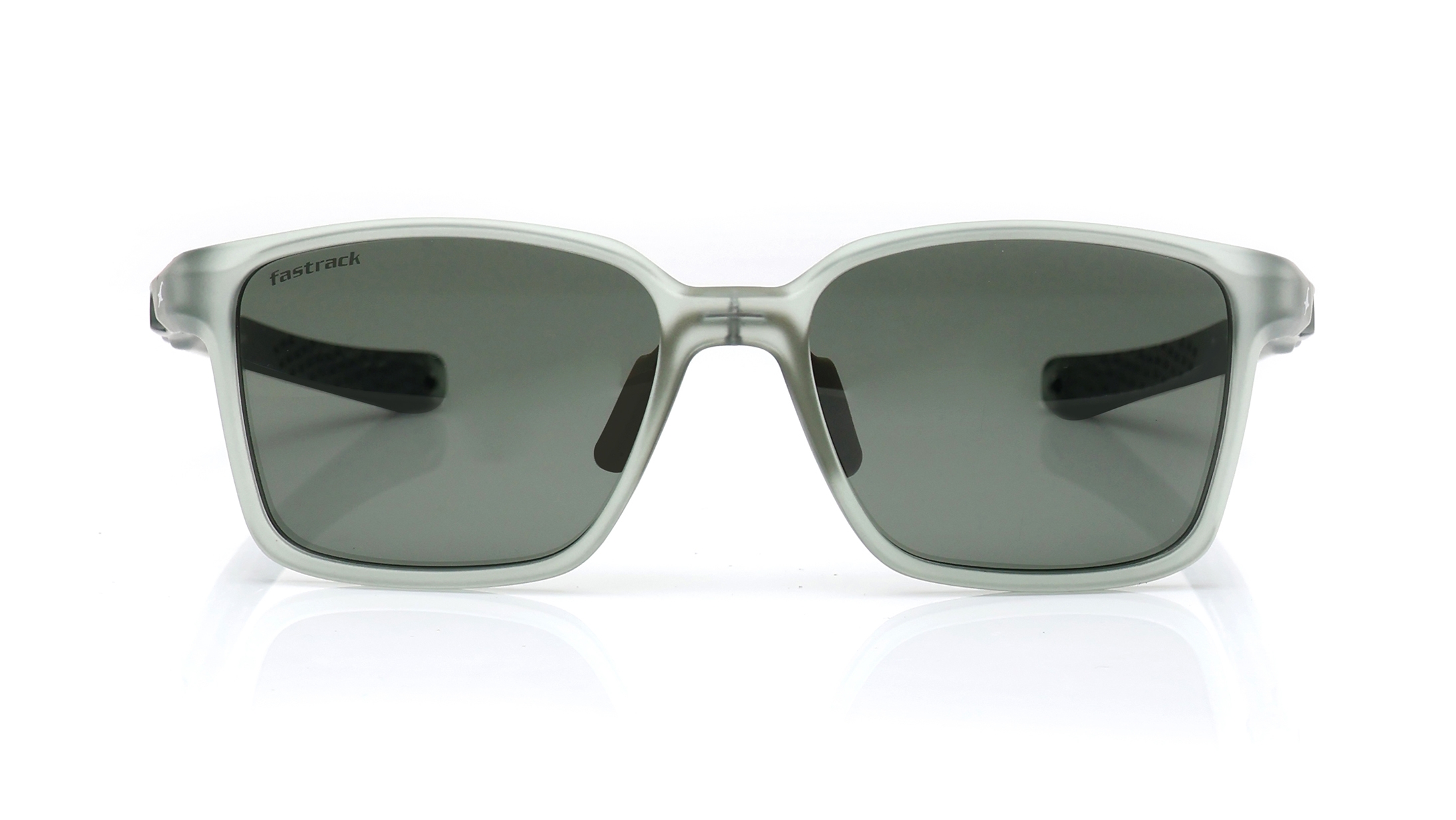 Image 1 of Grey Wayfarer Polarized Sunglasses for Men from Fastrack Available at Titan Eye+