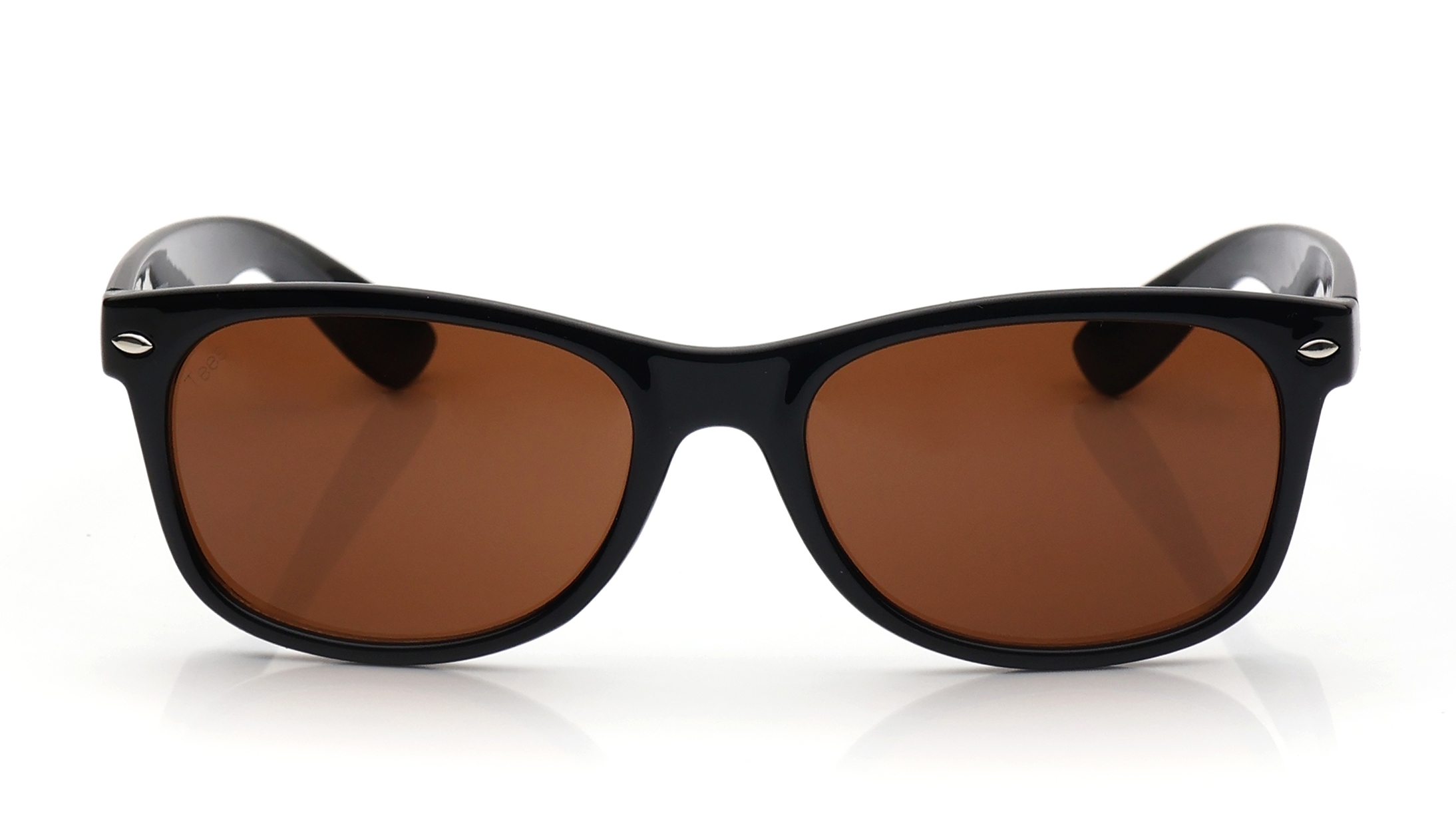 Image 1 of Brown Wayfarer Sunglasses for Men and Women from Tees By Fastrack Available at Titan Eye+