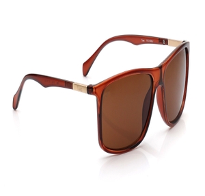 Image 2 of Brown Wayfarer Sunglasses for Men and Women from Tees By Fastrack Available at Titan Eye+