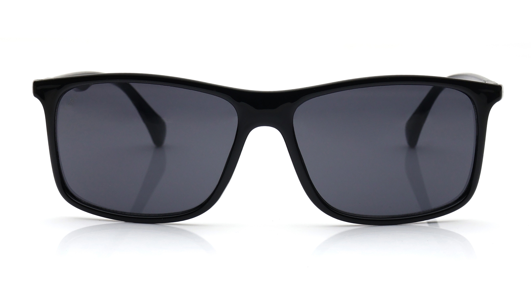 Image 1 of Grey Wayfarer Sunglasses for Men and Women from Tees By Fastrack Available at Titan Eye+