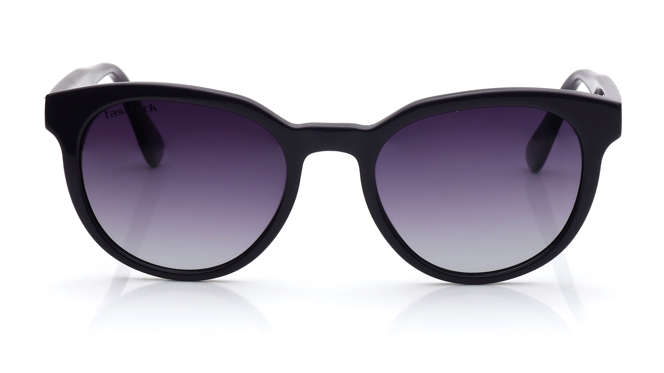 Image 1 of Purple Round Polarized Sunglasses for Men and Women from Fastrack Available at Titan Eye+