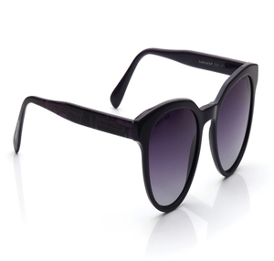 Image 2 of Purple Round Polarized Sunglasses for Men and Women from Fastrack Available at Titan Eye+