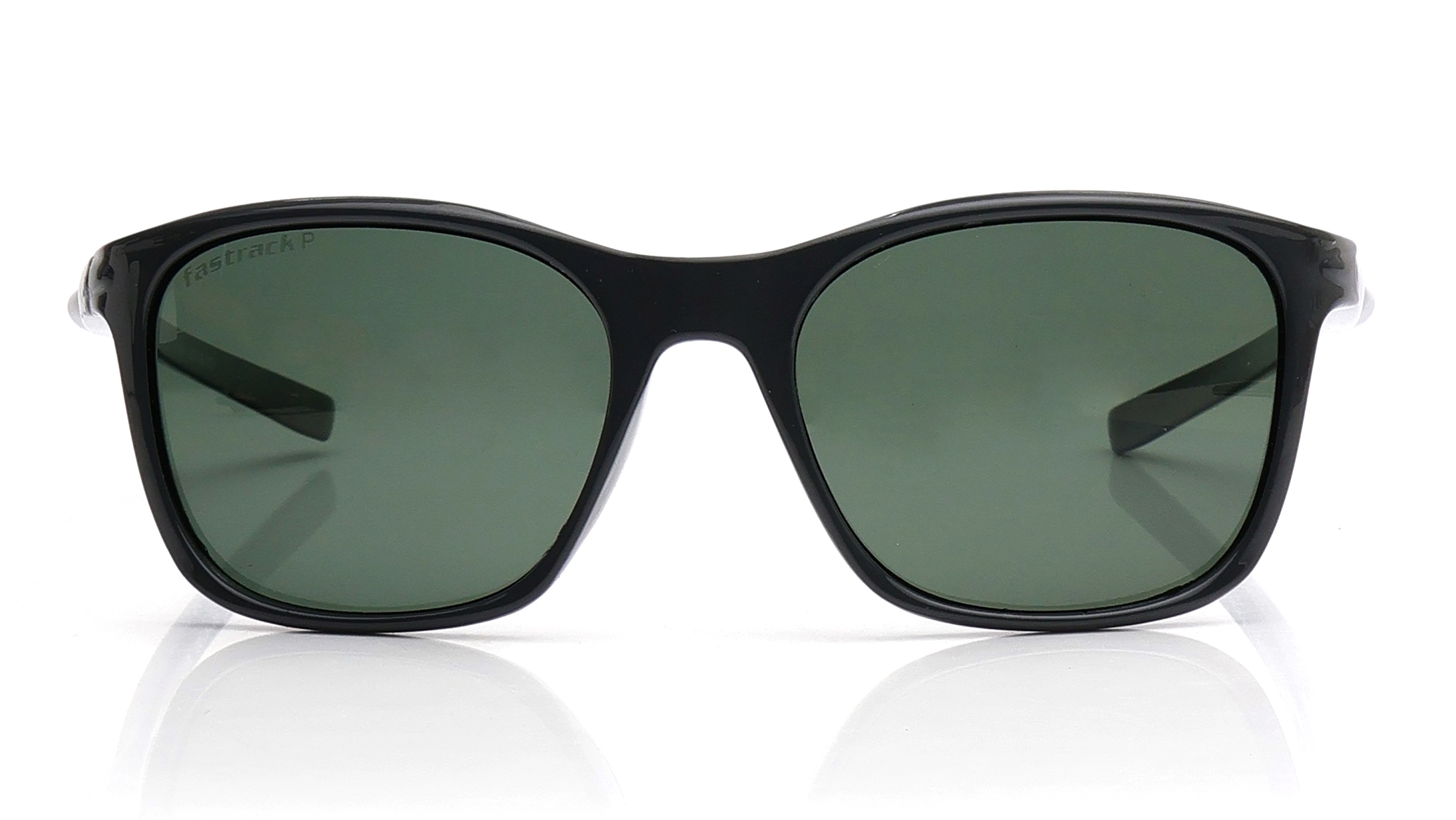 Image 1 of Green Wayfarer Polarized Sunglasses for Men from Fastrack Available at Titan Eye+