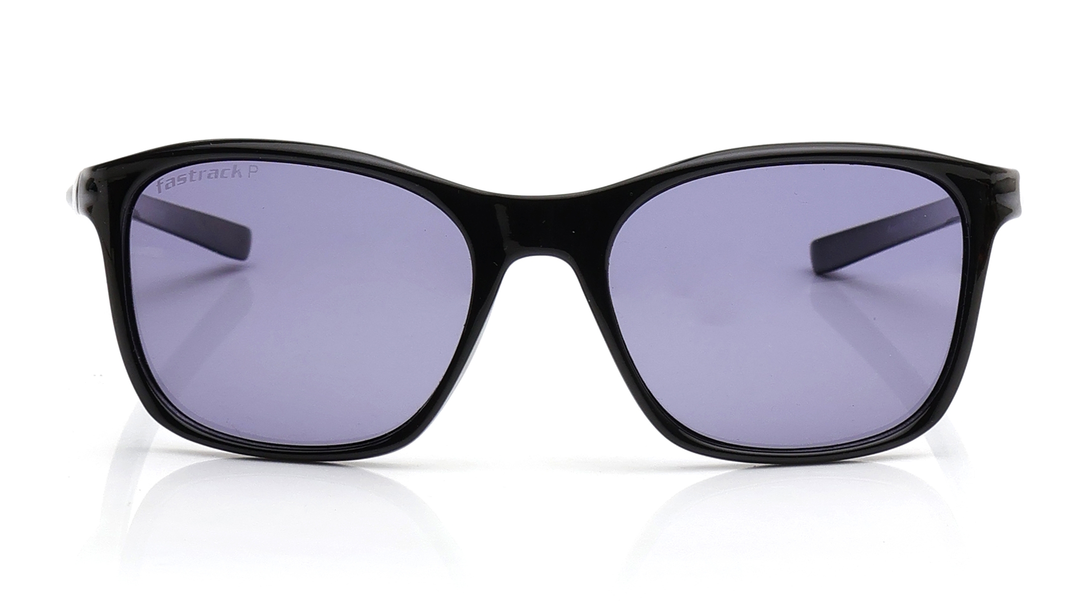 Image 1 of Purple Wayfarer Polarized Sunglasses for Men from Fastrack Available at Titan Eye+
