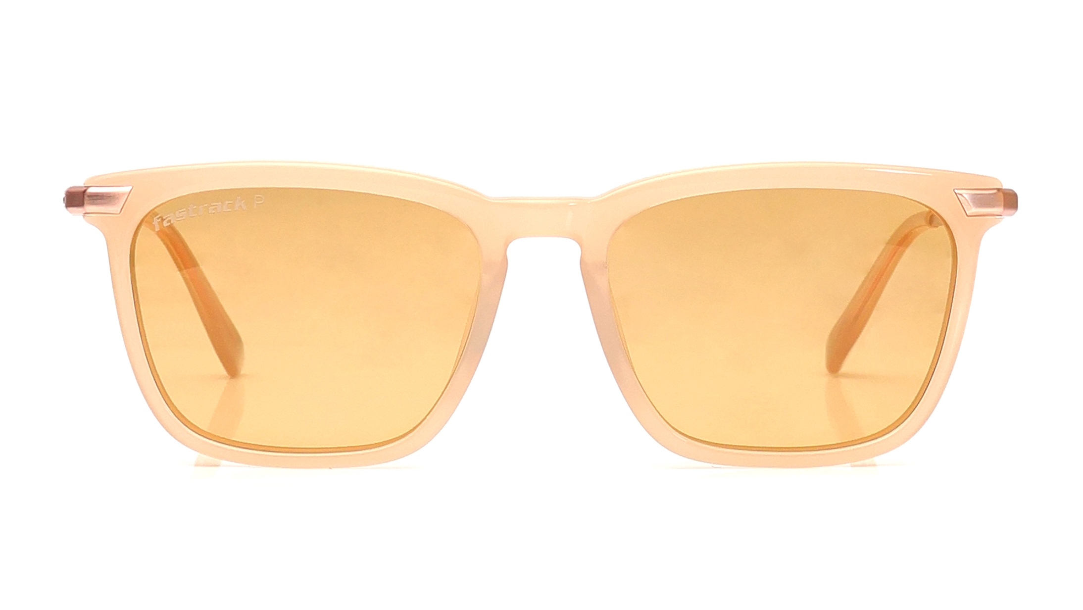 Image 1 of Orange Wayfarer Polarized Sunglasses for Men from Fastrack Available at Titan Eye+