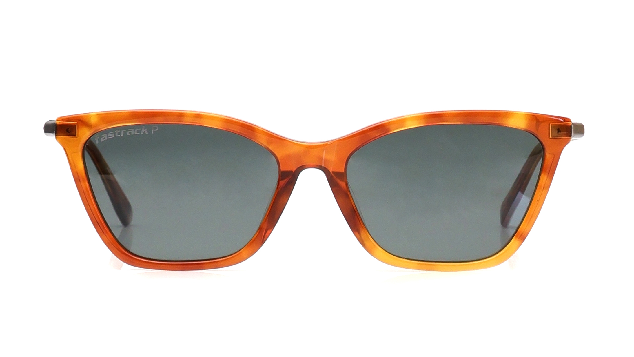 Image 1 of Grey CatEye Polarized Sunglasses for Women from Fastrack Available at Titan Eye+