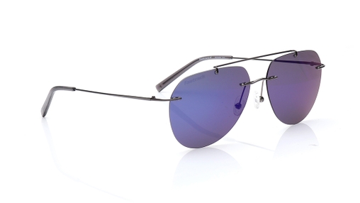 Image 2 of Purple Aviator Polarized Sunglasses for Men and Women from Fastrack Available at Titan Eye+