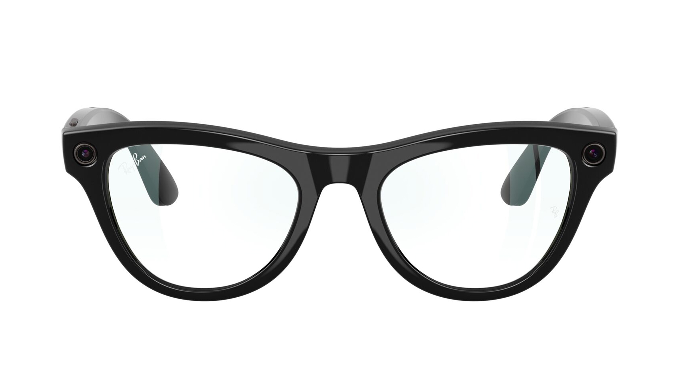 Image 1 of Transparent CatEye Sunglasses for Men and Women from Rayban Available at Titan Eye+